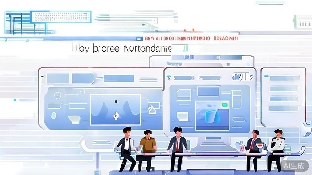 High-quality business illustration regarding future directions in AI video entrepreneurship, minimal flat design
