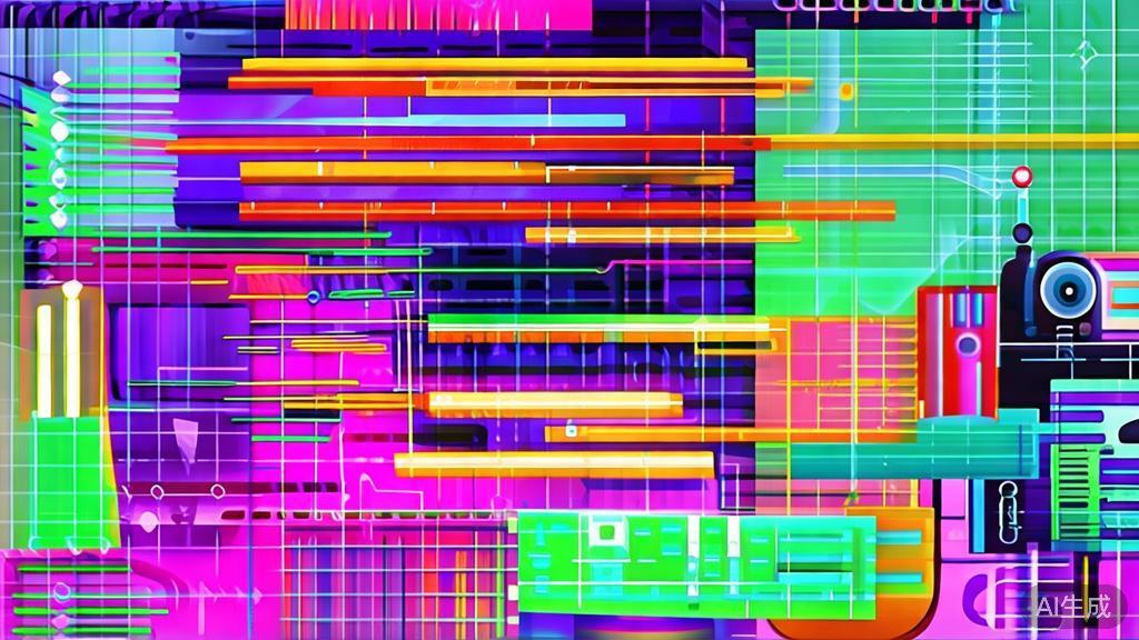 "Flat vector illustration of AI voiceover technology, colorful design"