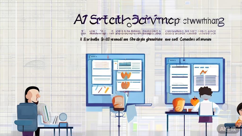 "High-quality illustration of real-world applications of AI in scriptwriting, featuring various users, minimalist design"