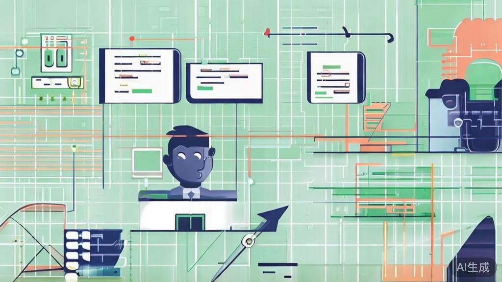 High-quality business illustration regarding challenges and opportunities in student entrepreneurship, minimal flat design