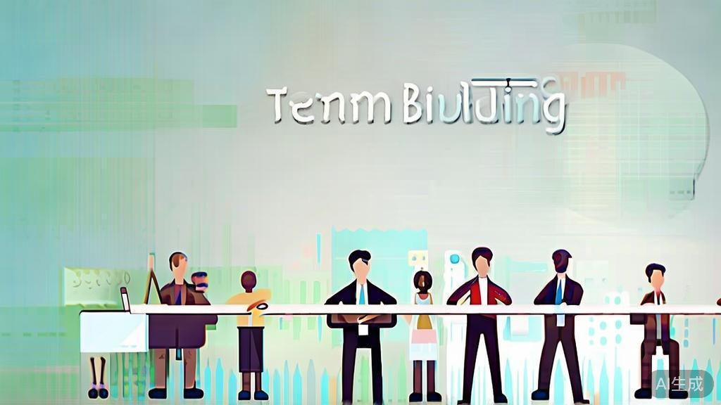 High-quality business illustration regarding team building, minimal flat design