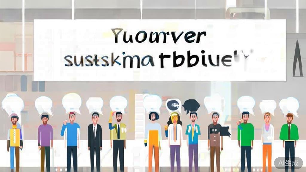High-quality business illustration regarding customer feedback, minimal flat design