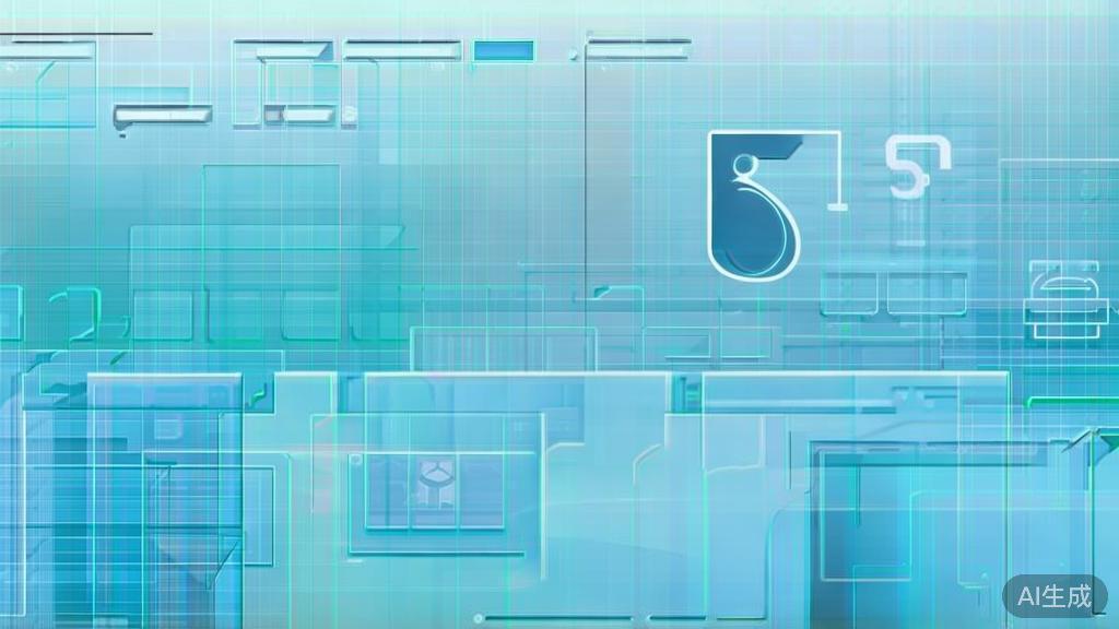 Flat vector illustration of Lumen5 interface, dashboard style, soft blue gradient