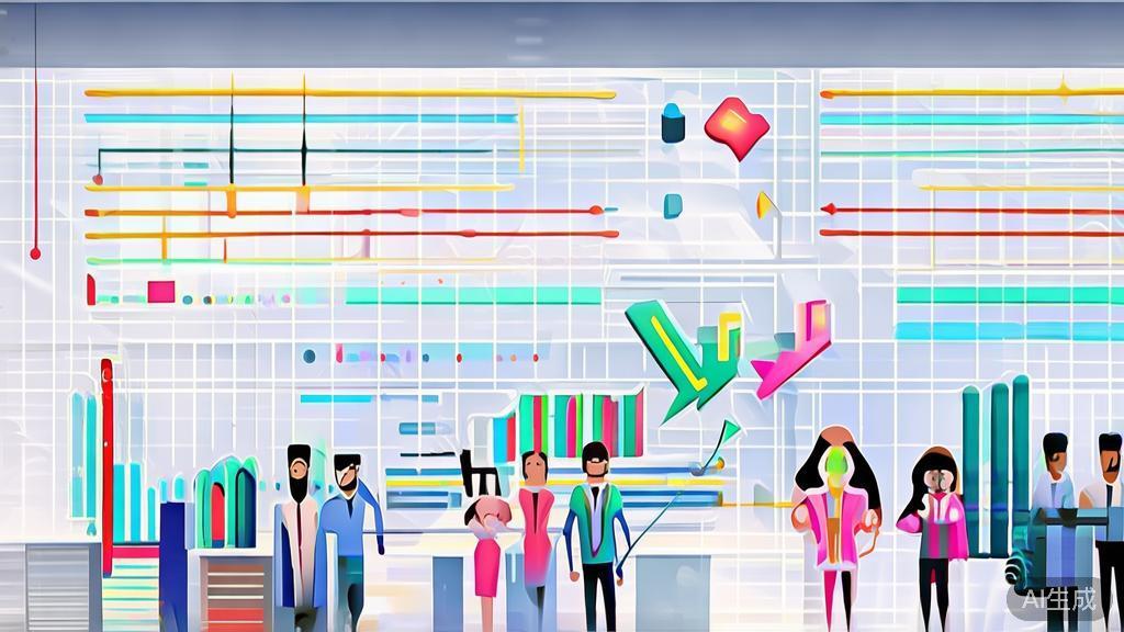 "High-quality business illustration regarding AI applications in entrepreneurship, minimal flat design"