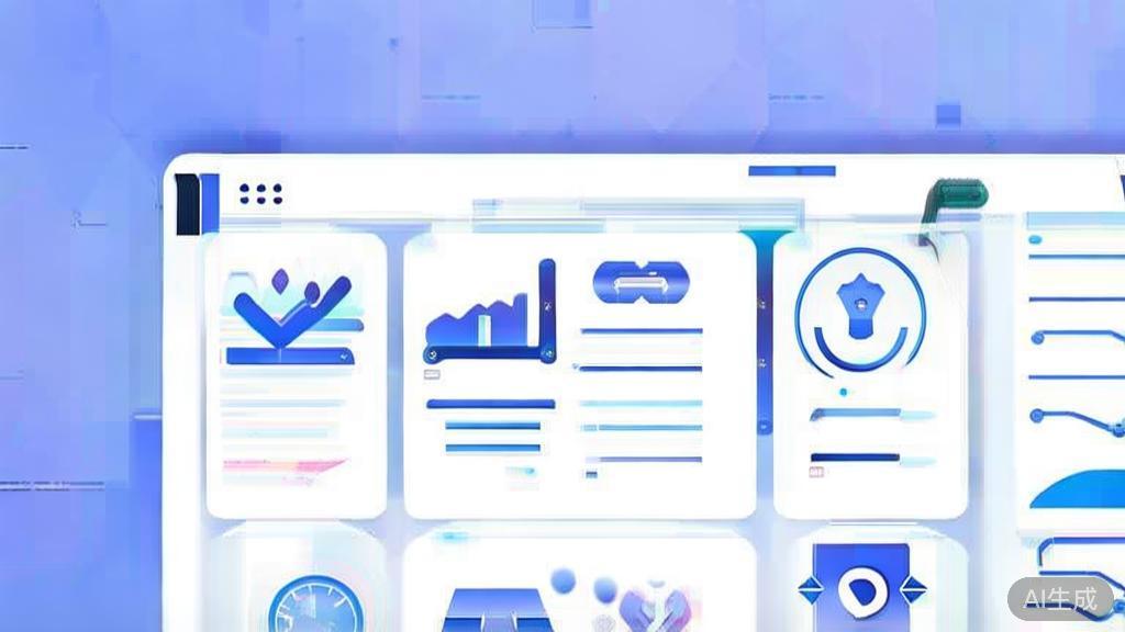 Flat vector illustration of knowledge monetization, dashboard style, soft blue gradient