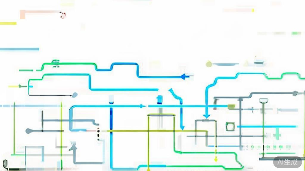 High-quality business illustration regarding microservices communication, minimal flat design