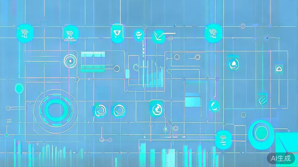 Flat vector illustration of data exchange, dashboard style, soft blue gradient