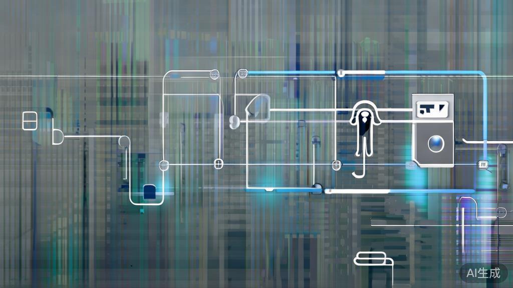 High-quality business illustration regarding intelligent APIs, minimal flat design