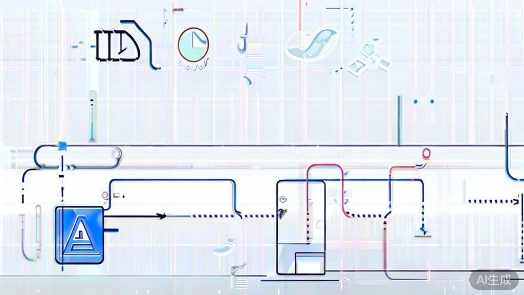 High-quality illustration of API gateway usage, minimal flat design