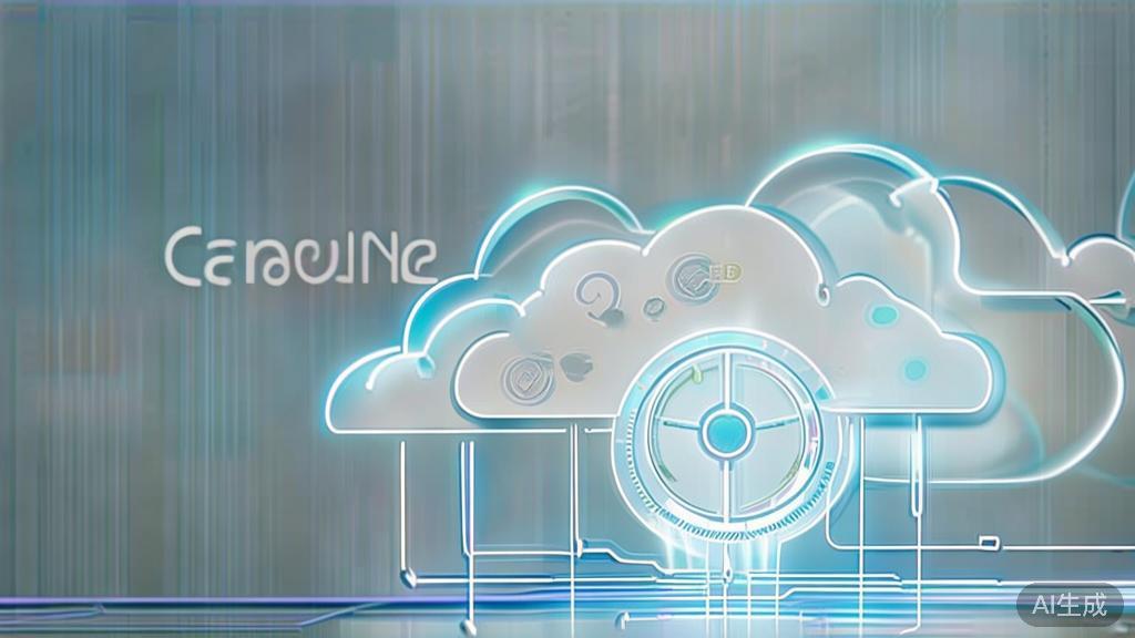 "High-quality business illustration regarding cloud computing and API gateway, minimal flat design"