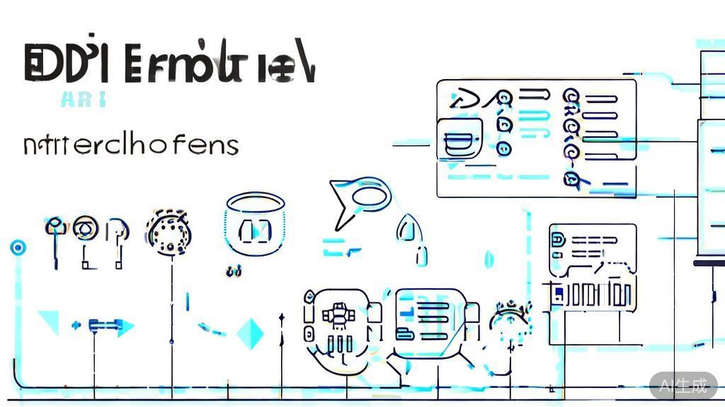 High-quality illustration showing API error handling process, minimal flat design