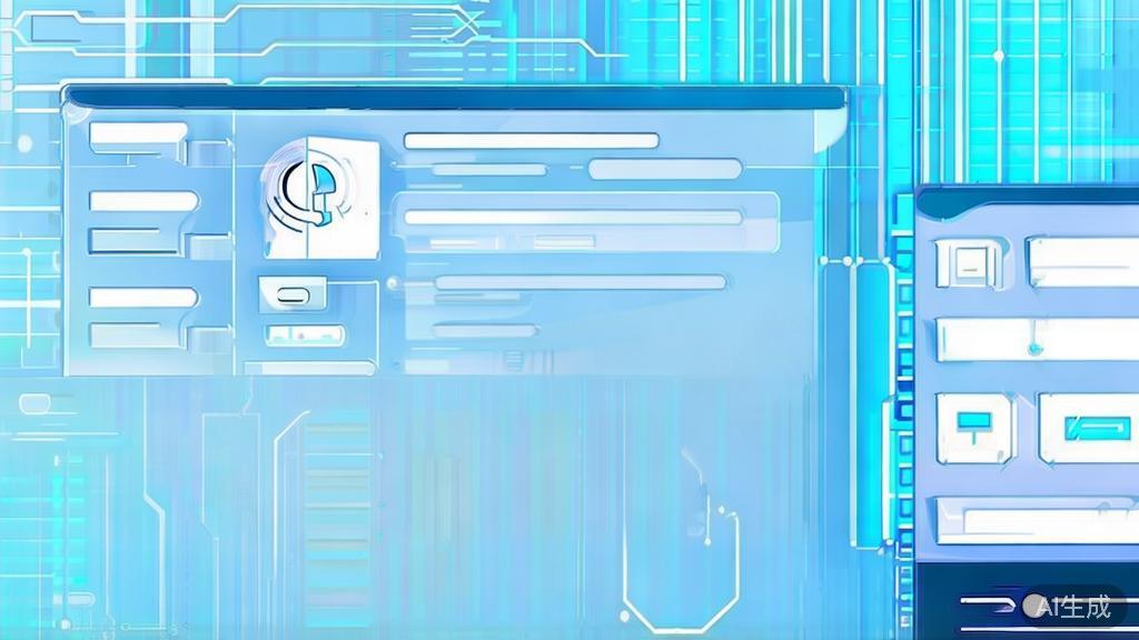 Flat vector illustration of data security in API, dashboard style, soft blue gradient