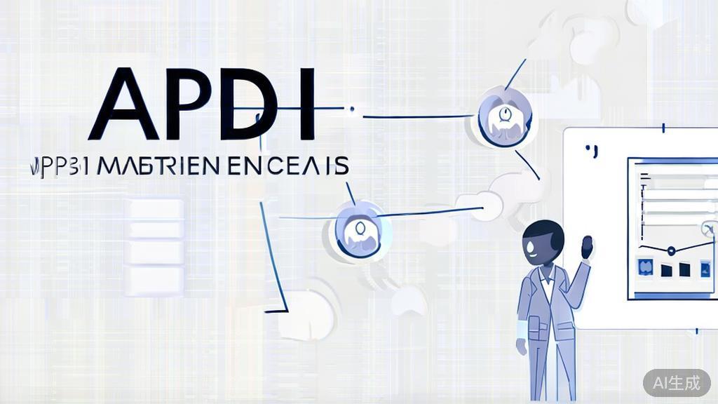 High-quality business illustration regarding the advantages of API, minimal flat design