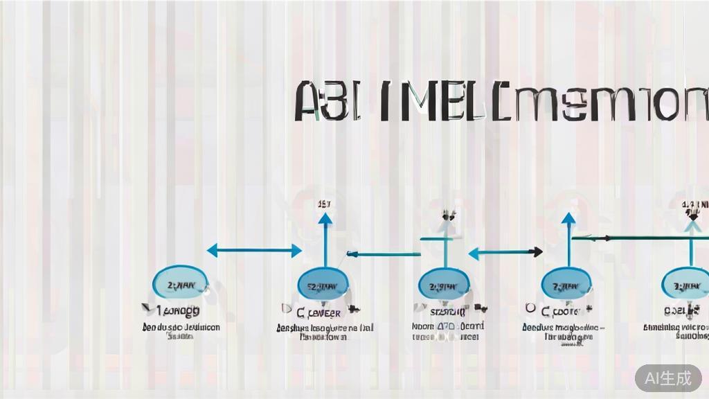 High-quality business illustration regarding API implementation steps, minimal flat design