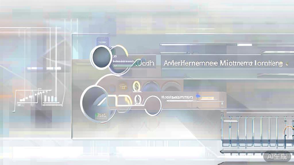 High-quality business illustration regarding API performance monitoring, minimal flat design