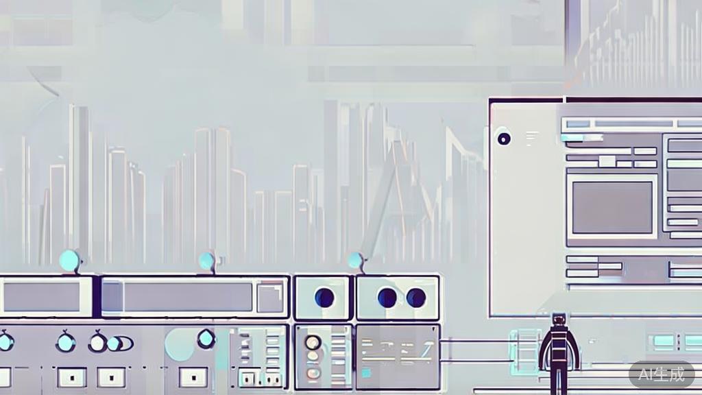 High-quality business illustration featuring open API platform, minimal flat design
