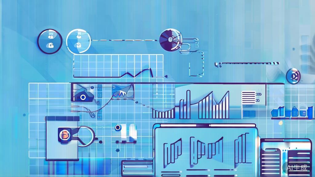 Flat vector illustration of analyzing business needs, dashboard style, soft blue gradient