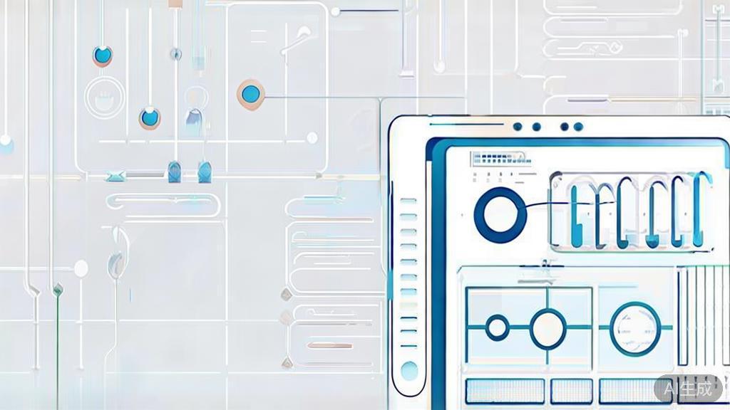 Flat vector illustration of healthcare data analysis, minimal design