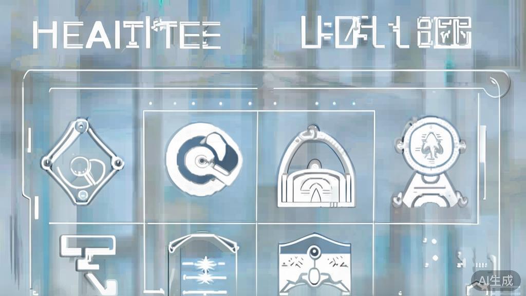 High-quality business illustration regarding healthcare applications, minimal flat design