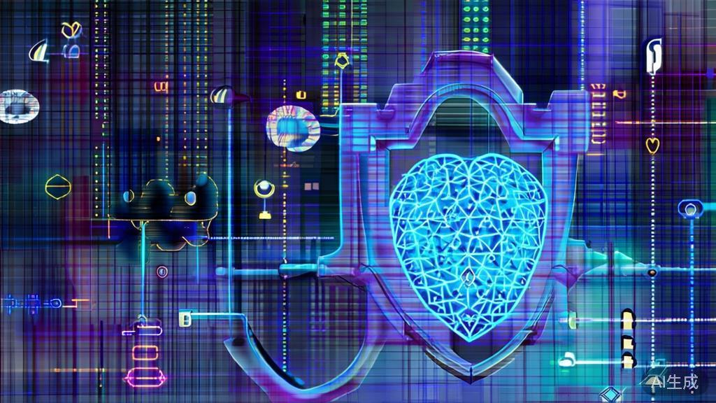 "High-quality illustration depicting data encryption methods, with a focus on protection and security"