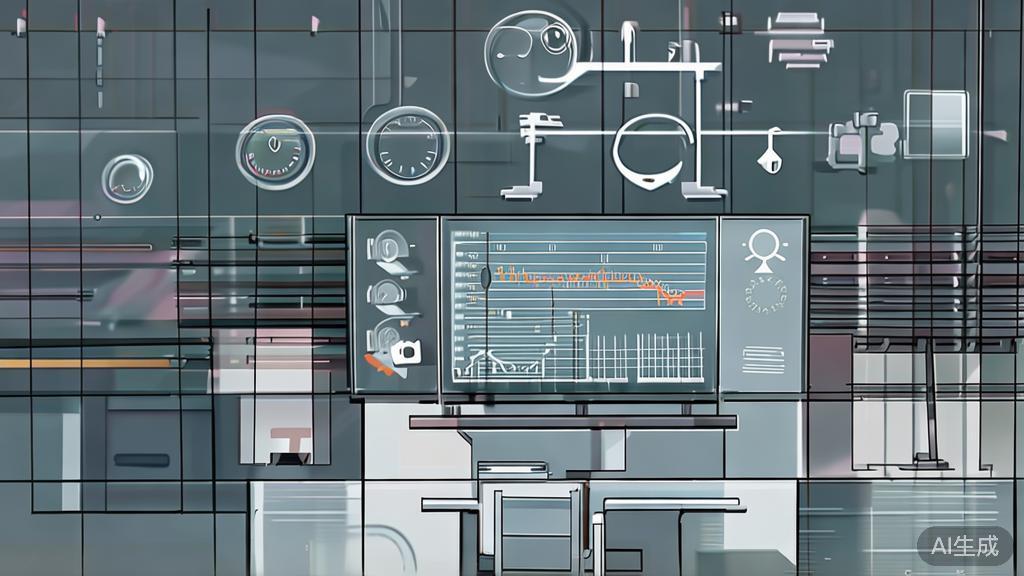High-quality business illustration regarding financial risk control optimization, minimal flat design