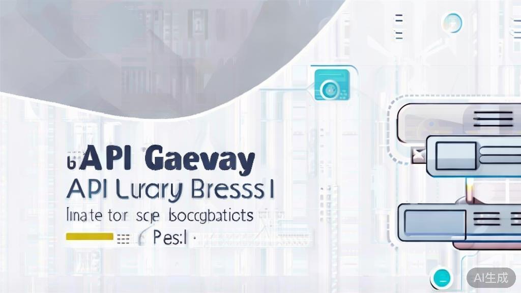 High-quality business illustration regarding API Gateway's benefits to businesses, minimal flat design