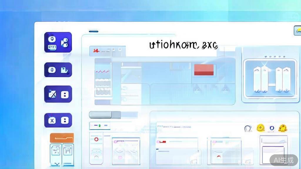 "Flat vector illustration of error handling in API usage, dashboard style, soft blue gradient"