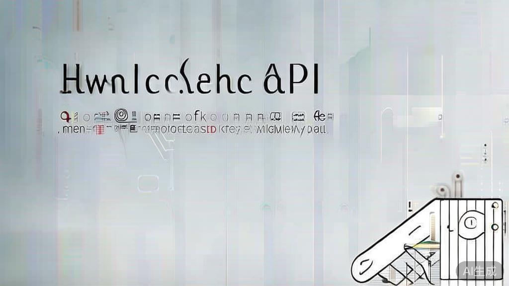 "High-quality business illustration regarding low-cost API, minimal flat design"