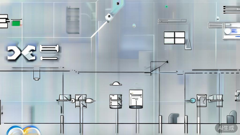 High-quality business illustration regarding simplified data queries, minimal flat design