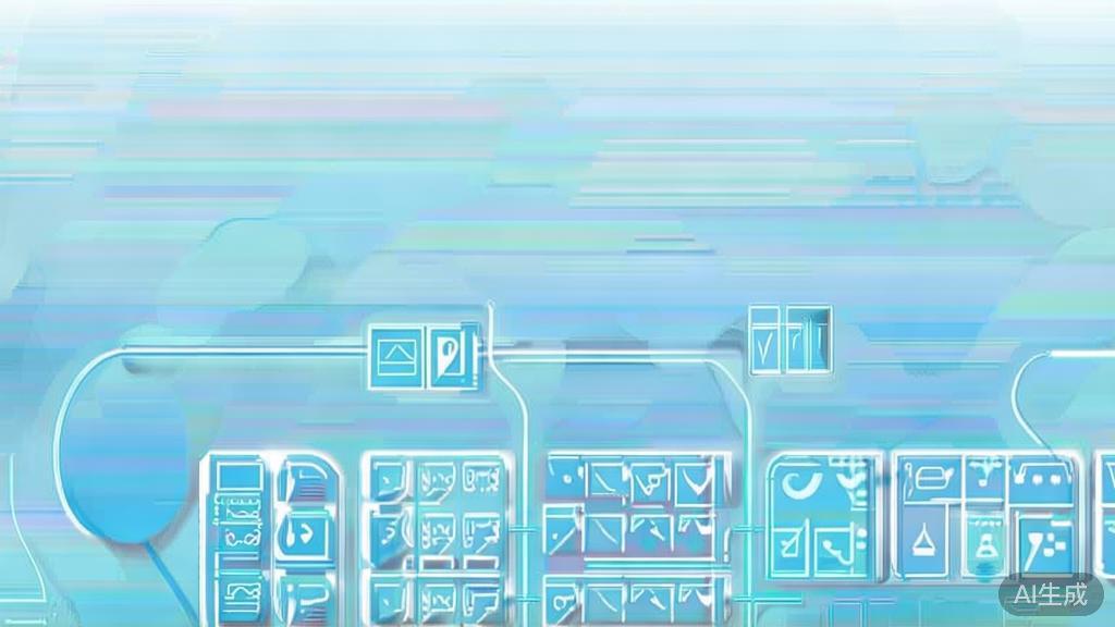 Flat vector illustration of 传统API, dashboard style, soft blue gradient