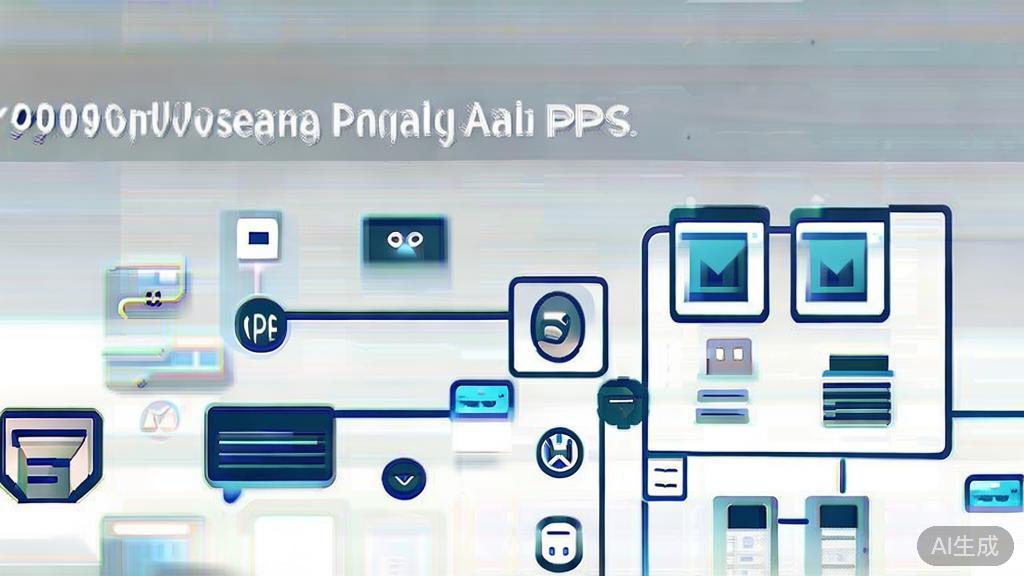 High-quality business illustration regarding API integration, minimal flat design