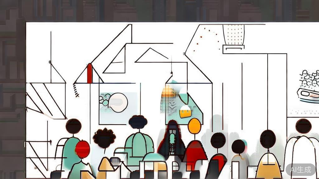 High-quality business illustration regarding audience engagement in micro short plays, minimal flat design