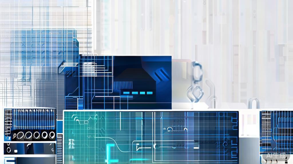 High-quality business illustration of AI in video editing, minimal flat design