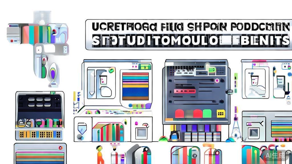 High-quality illustration of future trends in short film production, minimal flat design