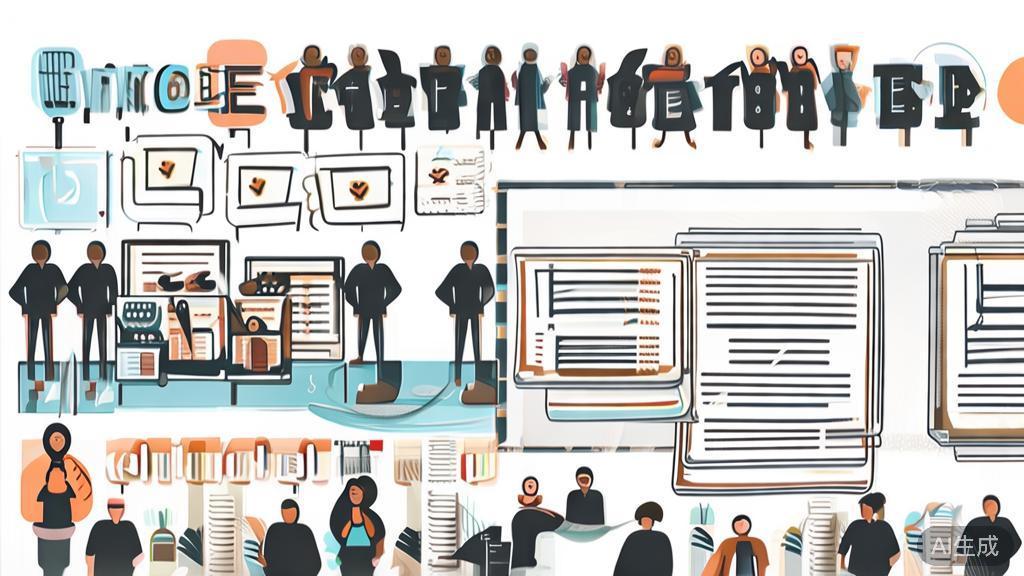 High-quality illustration of audience feedback and iteration process in drama production, minimal flat design