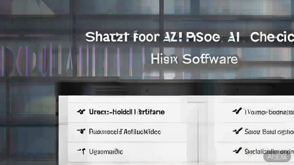High-quality business illustration showing criteria for choosing AI short drama software, minimal flat design