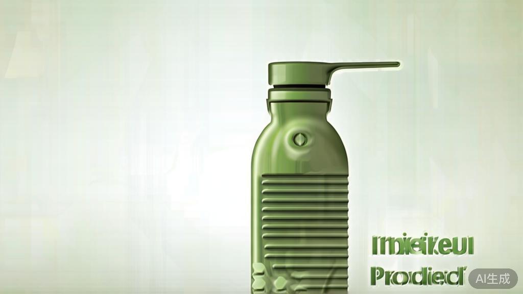 High-quality business illustration of an eco-friendly product, minimal flat design