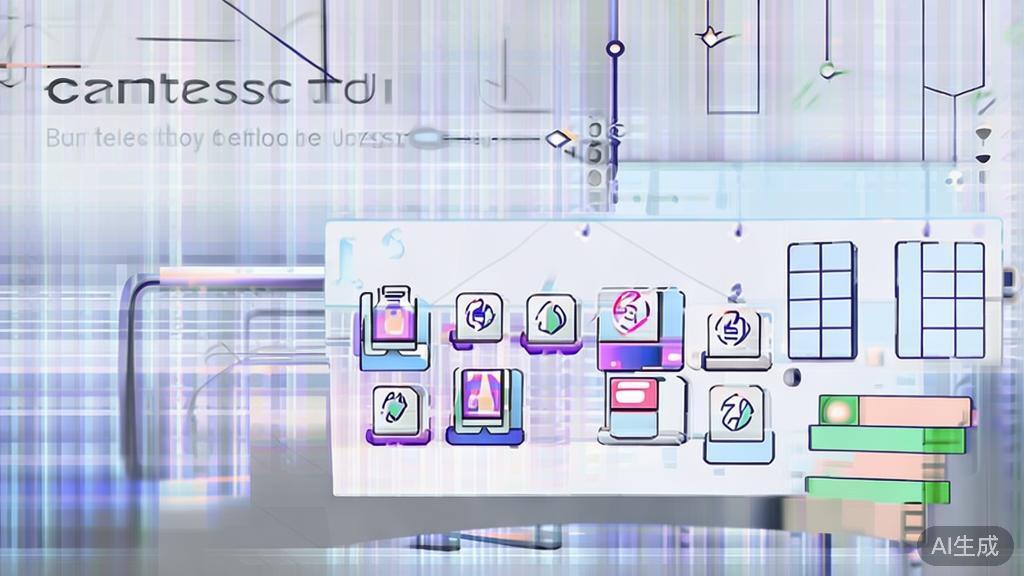 High-quality business illustration comparing AI tools, minimal flat design