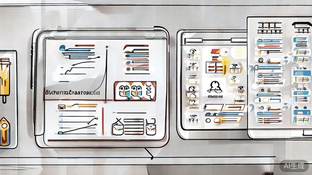 High-quality business illustration regarding personalized marketing, minimal flat design
