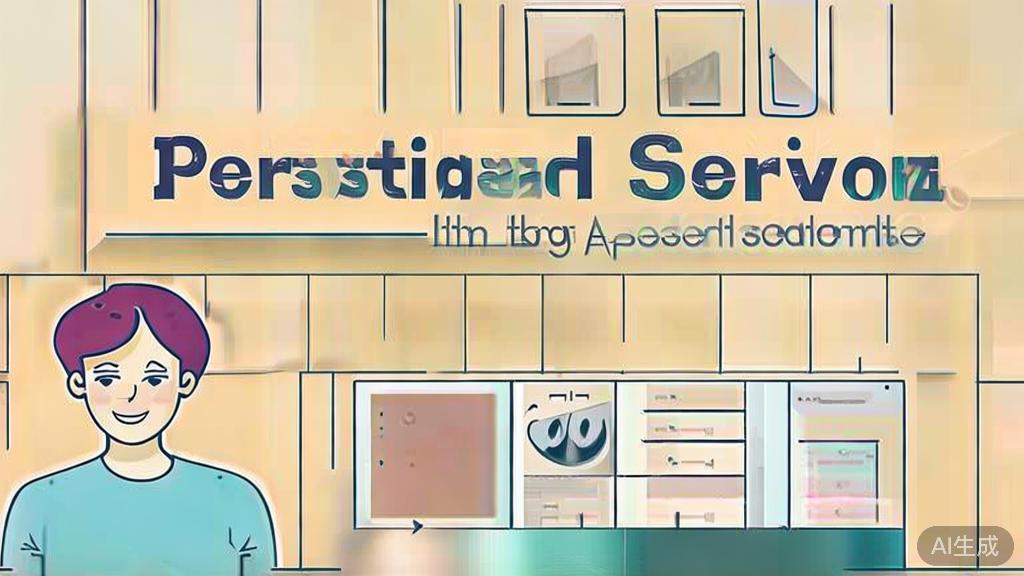 High-quality illustration of personalized services, minimal flat design