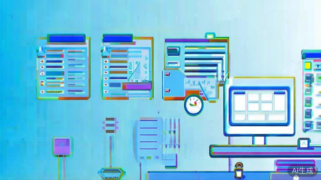 Flat vector illustration of traditional employment, dashboard style, soft blue gradient