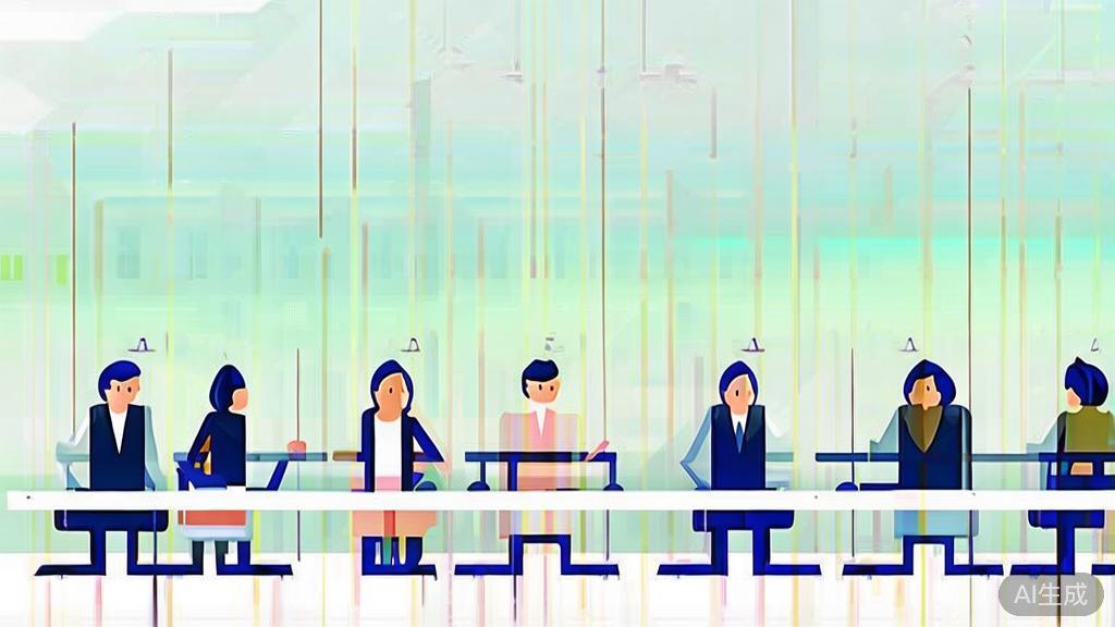 High-quality business illustration regarding team building, minimal flat design