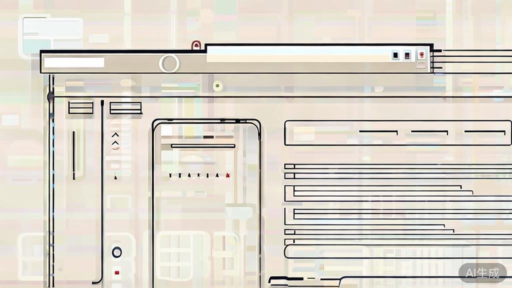 "Flat vector illustration of script generator interface, minimalist design"