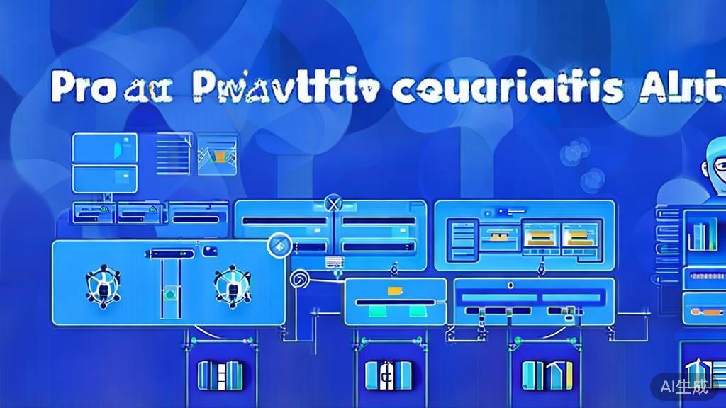 Flat vector illustration of data privacy and security in AI startups, dashboard style, soft blue gradient