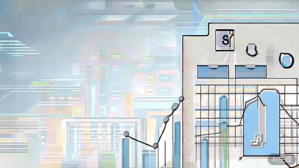 High-quality business illustration of financial forecasting for startups, minimal flat design