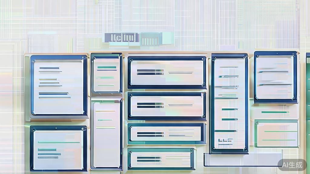 Minimalist illustration of Trello board with task cards, high quality