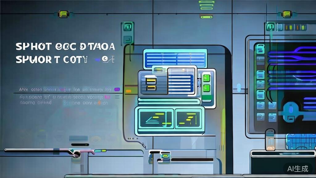 High-quality business illustration regarding future trends of AI in short drama creation, minimal flat design