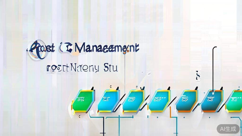 "High-quality business illustration regarding project management steps, minimal flat design"