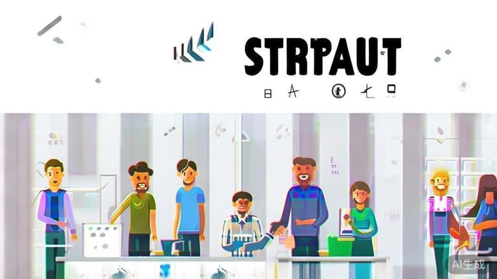 High-quality business illustration of a startup receiving investment, minimal flat design