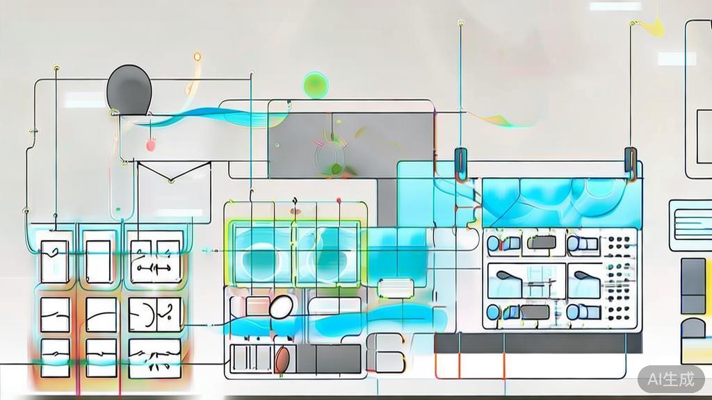 "High-quality business illustration regarding the future of AI in content creation, minimal flat design"